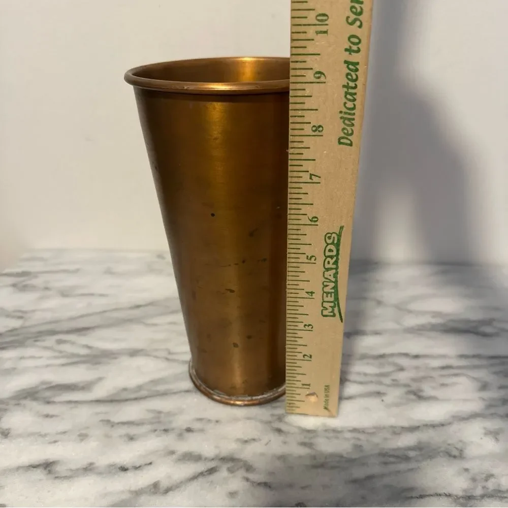 Rare Pottery Barn Copper flower vase